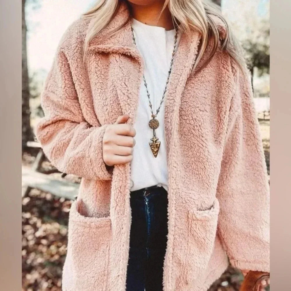 Z Supply The Sherpa Teddy Bear Coat - Large
